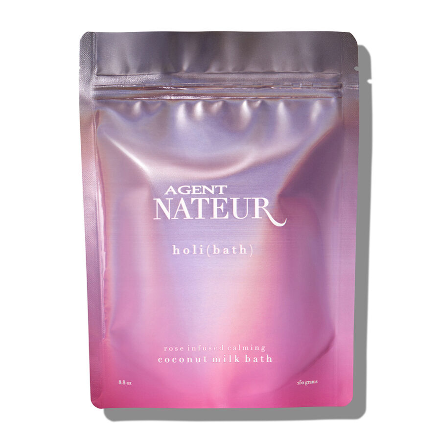 Shop Agent Nateur Holi (Bath), a luxurious rose-infused coconut milk bath soak to soften and soothe skin.