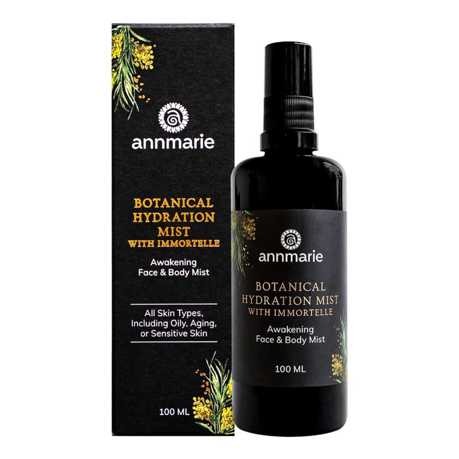 Annmarie Botanical Hydration Mist With Immortelle is made of a blend of hydrosols to plump, hydrate and firm skin.