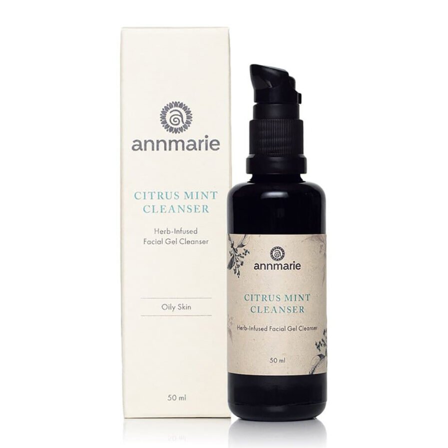 Annmarie Citrus Mint Cleanser is a clarifying face wash that removes makeup and debris while keeping pores clear and skin balanced.