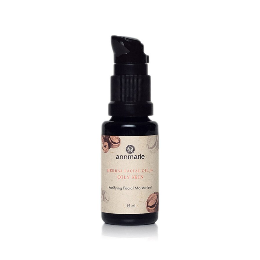 Annmarie Herbal Facial Oil for Oily Skin, a clarifying face oil that lightly moisturizes and balances skin