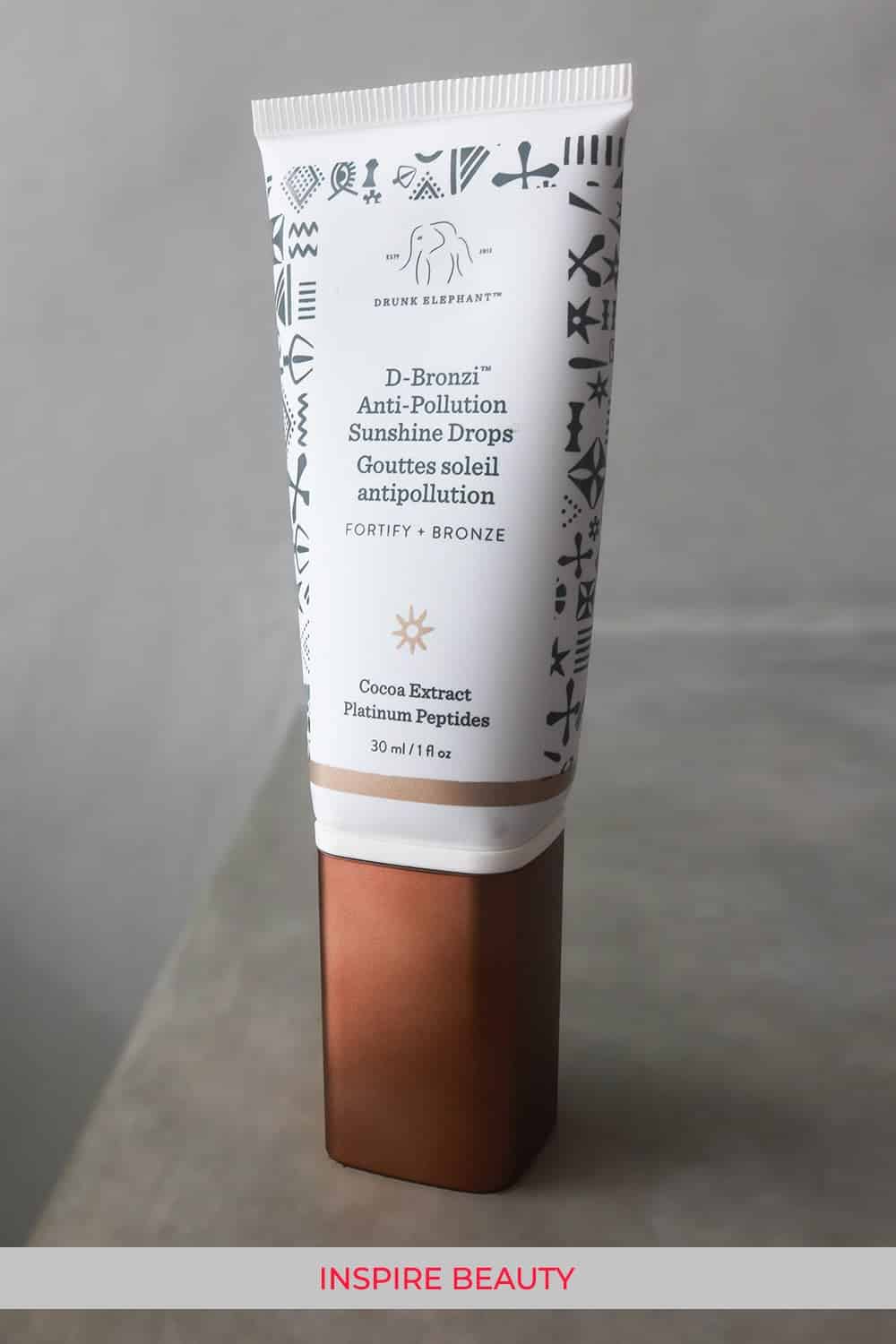 Drunk Elephant D-Bronzi review adding a bronzy glow to your skincare products