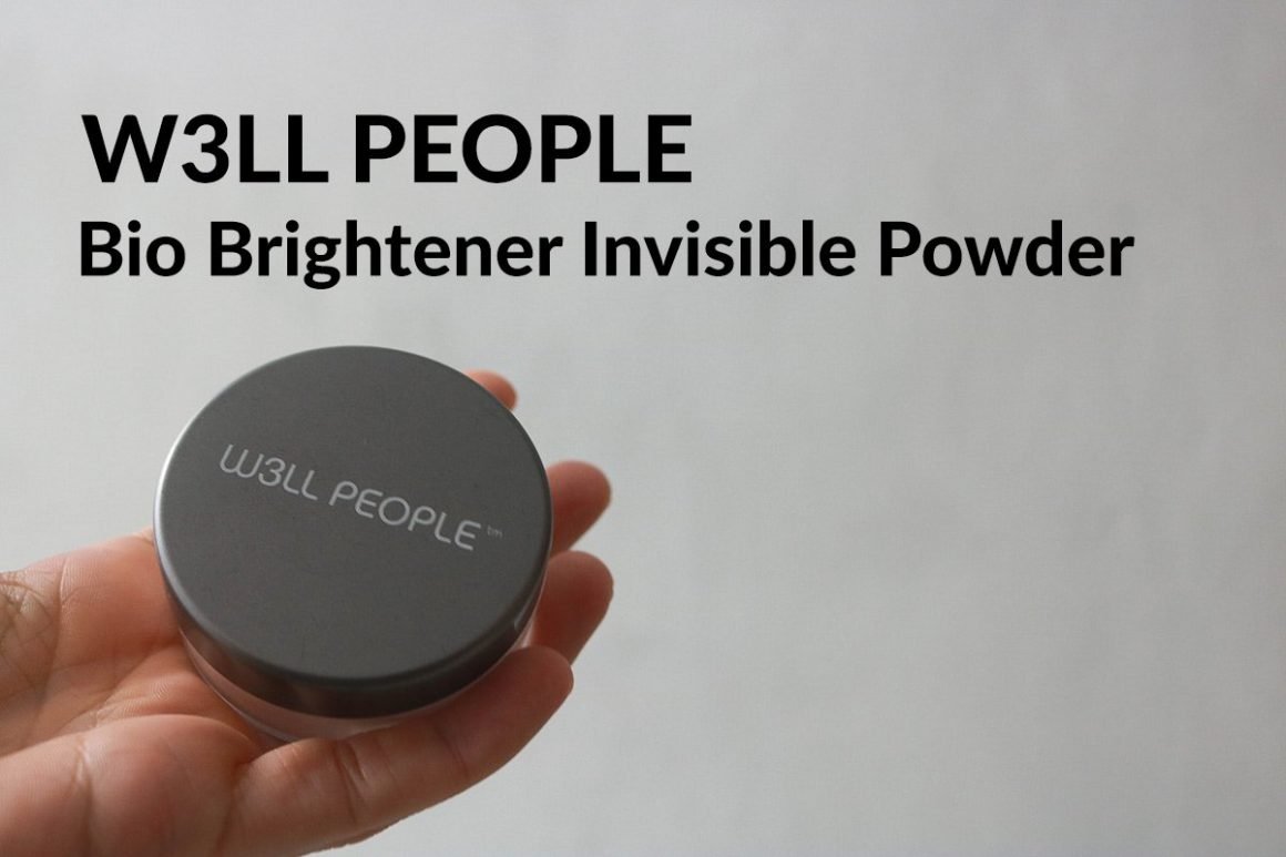 W3LL People Bio Brightener Invisible Powder review, transclucent matte complexion powder.