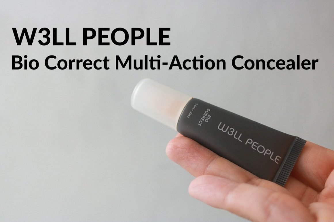 W3LL People Bio Correct Multi Action Concealer review in shade Fair.
