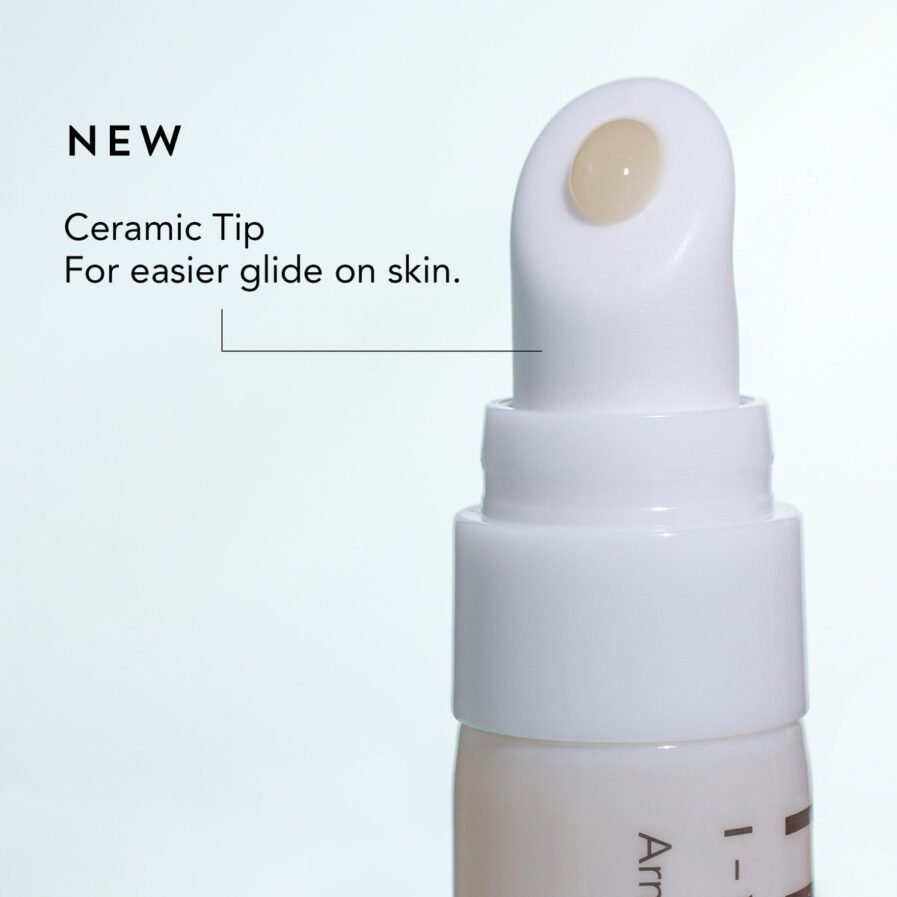 Indie Lee I-Waken Eye Serum is now available with a lush new ceramic applicator that glides on skin as it applies.