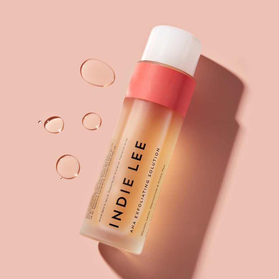 Indie Lee AHA Exfoliating Solution is an exfoliating acid toner for an instant glow.