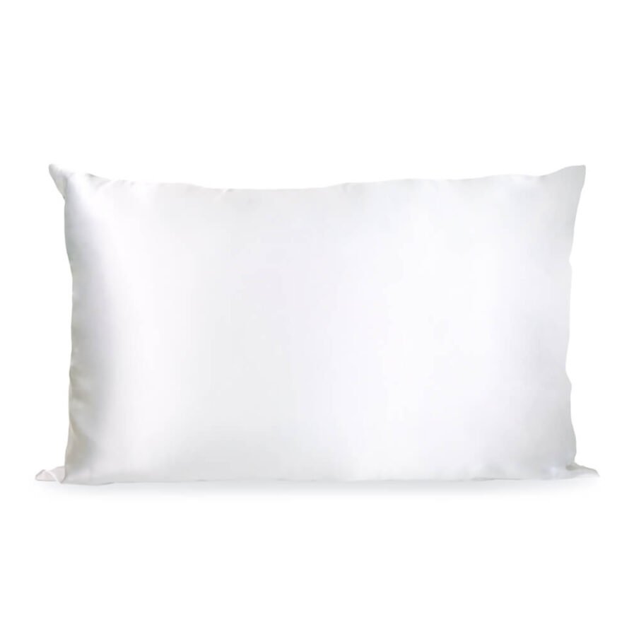 Shop Innersense Satin Pillowcase, a queen size vegan satin pillow case to reduce frizz and breakage while you sleep.