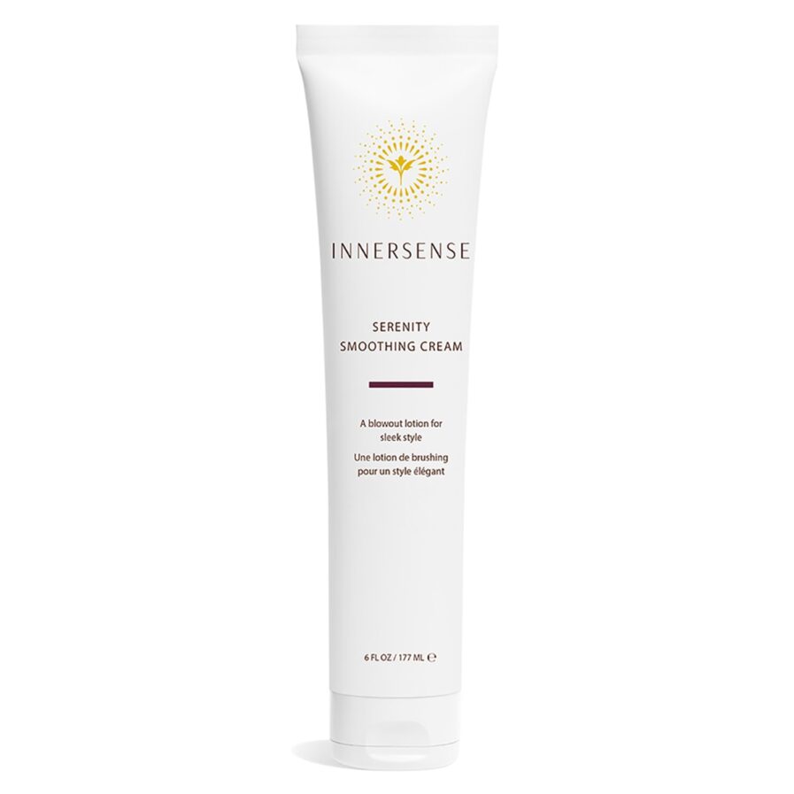 Shop Innersense Organic Beauty Serenity Smoothing Cream, a heat protectant styling cream for a frizz-free smooth blowout.