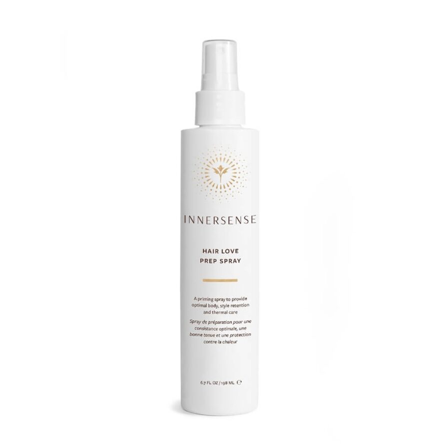 Shop Innersense Hair Love Prep Stray, a priming spray for optimal styling and thermal heat protection.