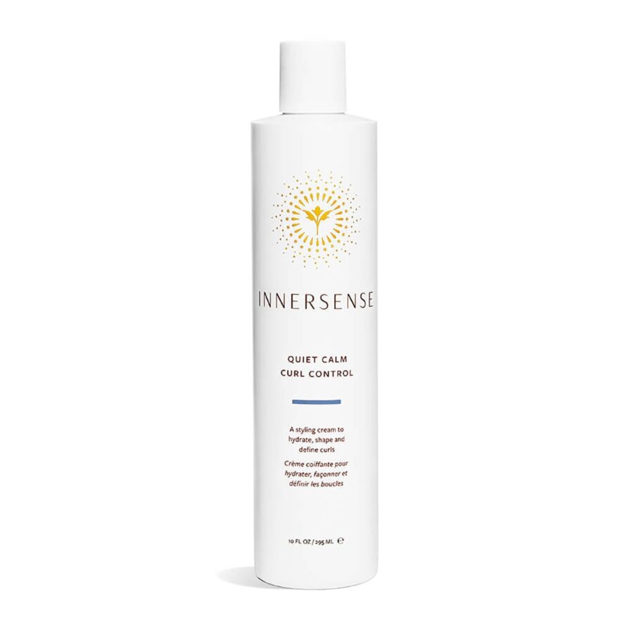 Shop Innersense Quiet Calm Curl Control, a curly hair styling lotion for definition and smoothing frizz and texture.