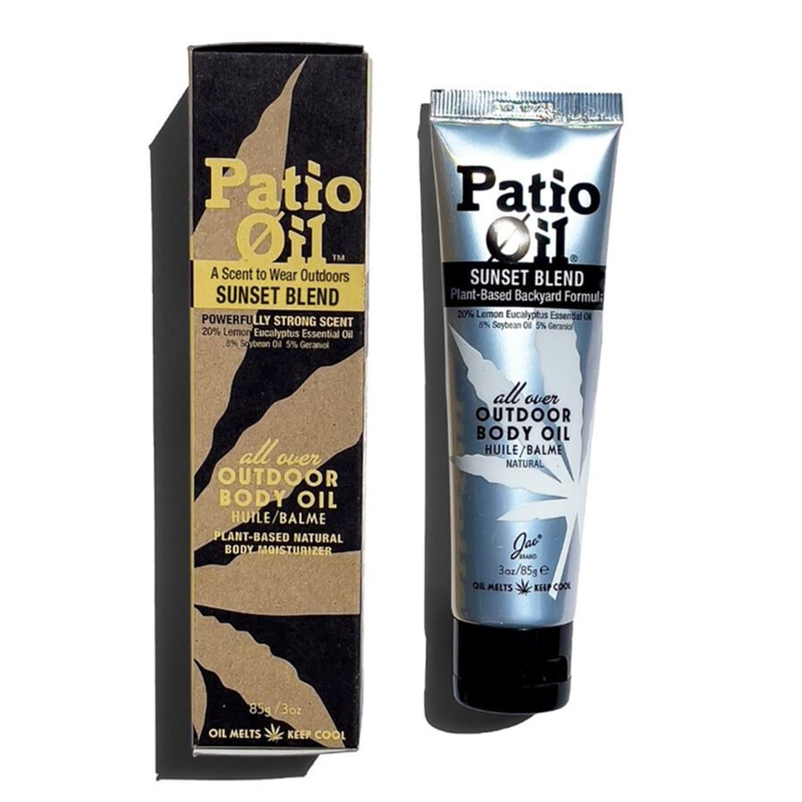 Shop Jao Brand Patio Oil at Inspire Beauty, an all-natural moisturizing body oil bug repellent.