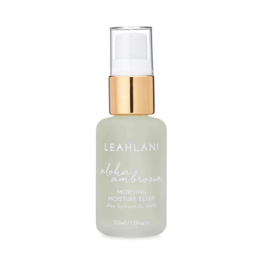 Leahlani Aloha Ambrosia Morning Moisture Elixir delivers lightweight moisture for silky soft glowing skin.
