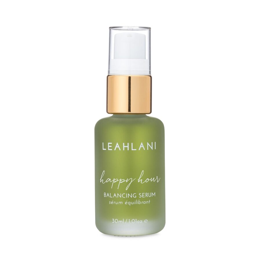 Leahlani Happy Hour Balancing Serum soothes and calms red, irritated, sensitive skin.