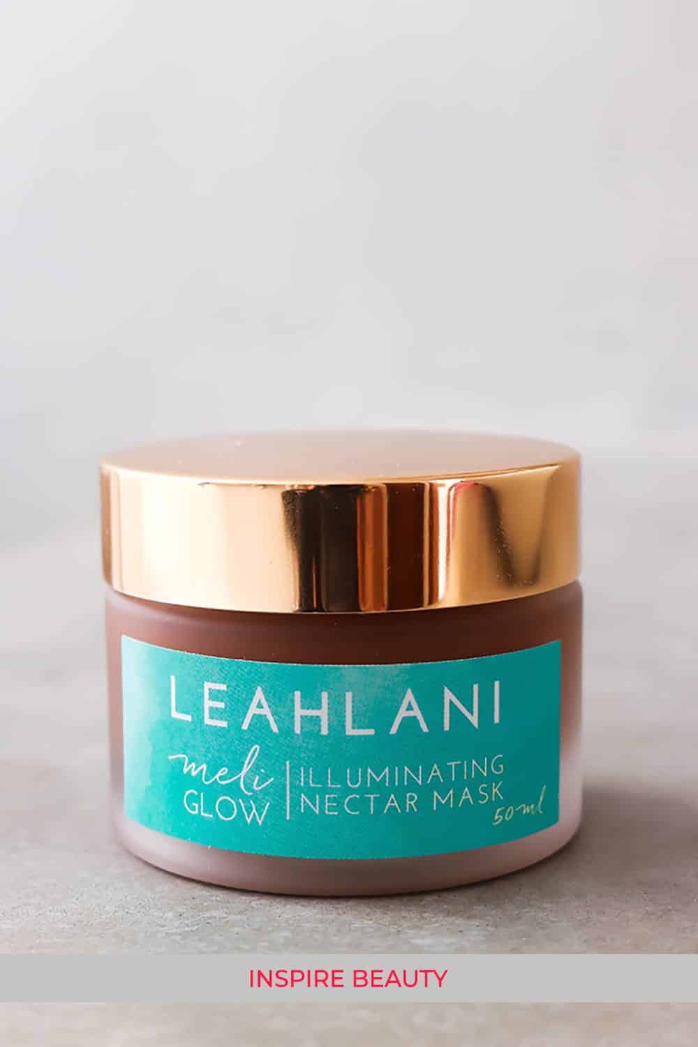 Leahlani Skincare Meli Glow Nect Mask is all natural, hydrating, brightening, exfoliating, and skin smoothing.