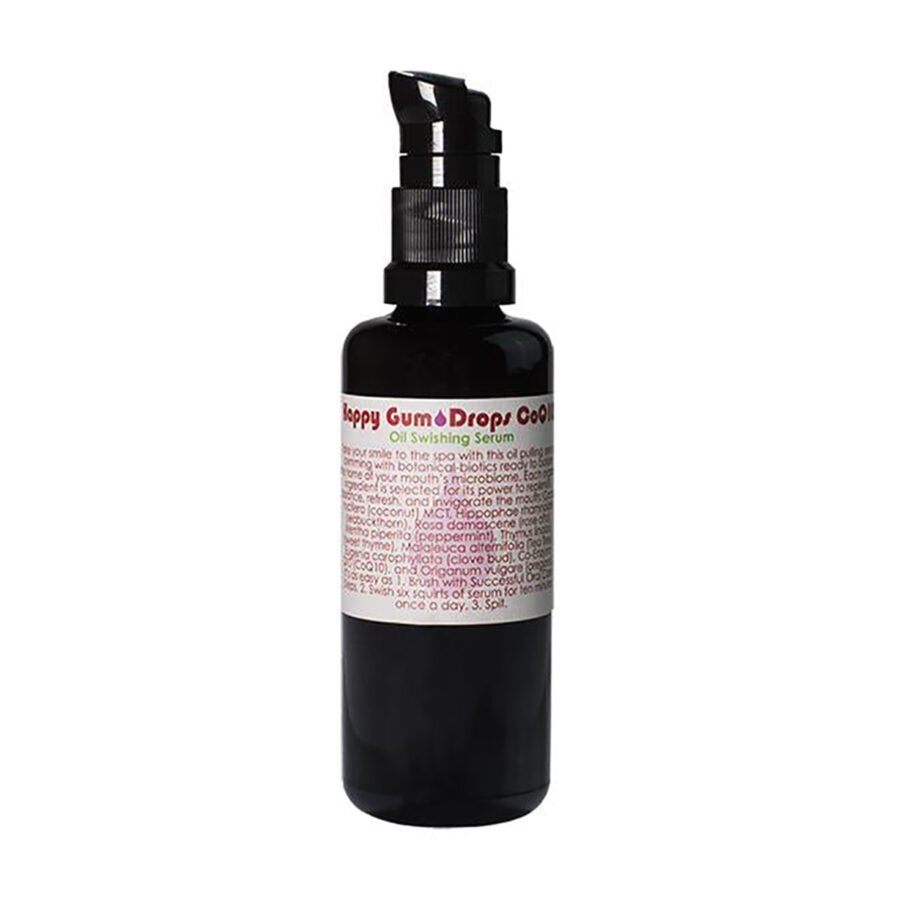 Shop Living Libations Happy Gum Drops Oil Swishing Serum, an oil pulling serum for fresh clean mouth