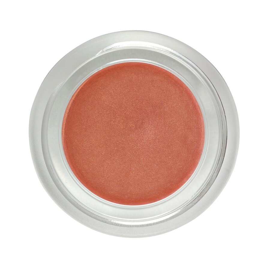 Shop Living Libations Cosmic Apricot Shimmer, a sheer peach-hued shimmer to tint and highlight lips, cheeks, and eyes.