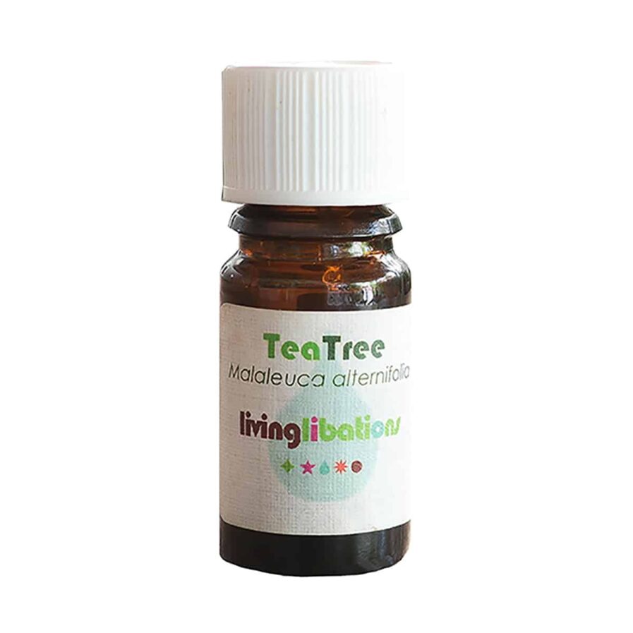 Living Libations Tea Tree Essential Oil, pure, undiluted, 5ml