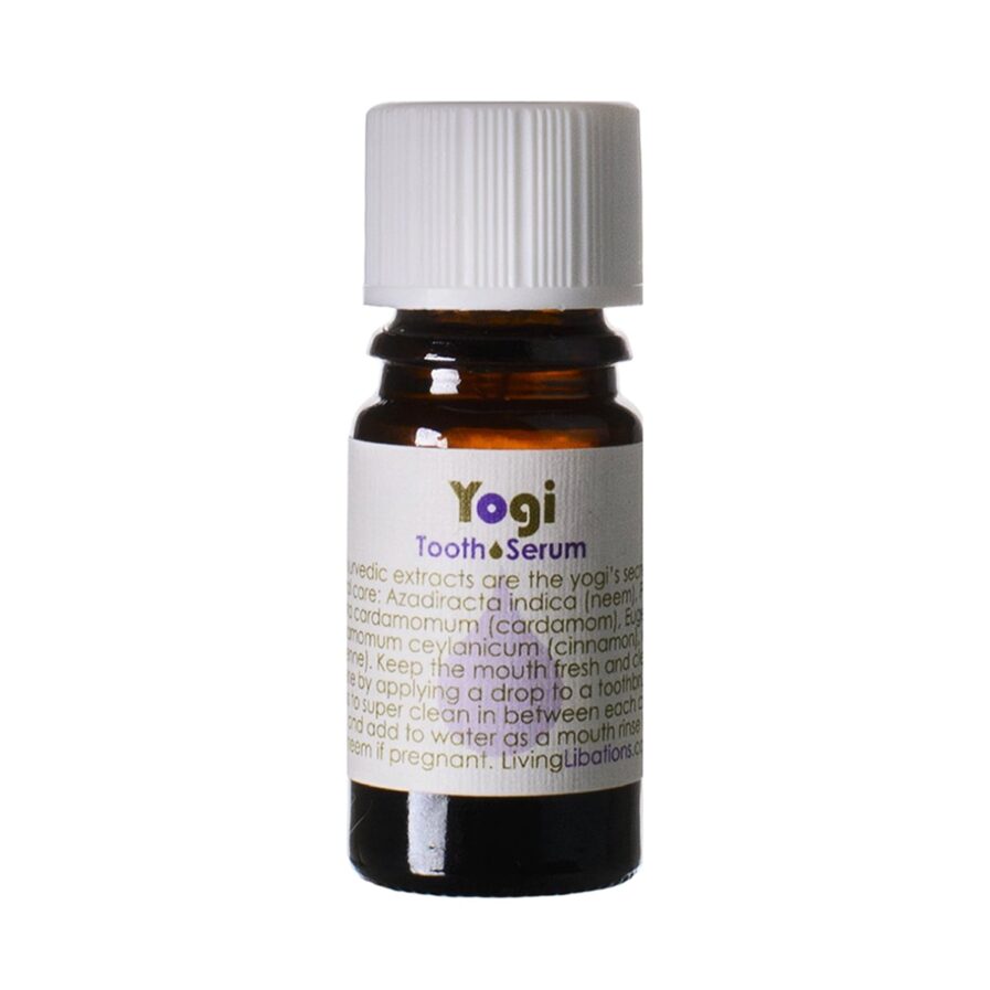 Shop Living Libations Yogi Tooth Serum at Inspire Beauty, a potent tooth serum for freshest breath and clean shiny teeth.