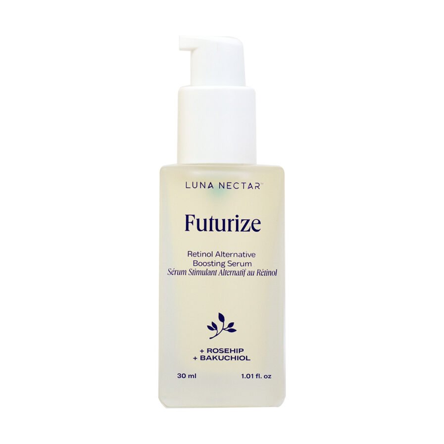 Shop Luna Nectar Futurize Retinol Alternative Boosting Serum, a bakuchiol serum for smooth youthful skin.