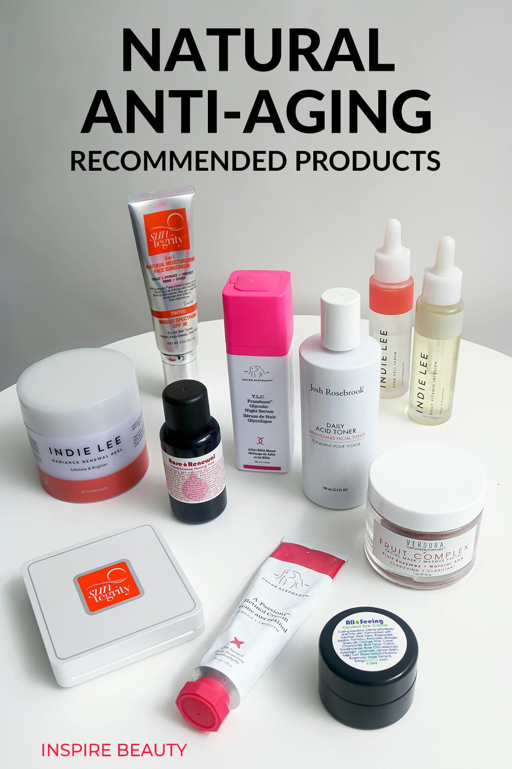 Recommended skin care products for natural anti-aging in your 40s