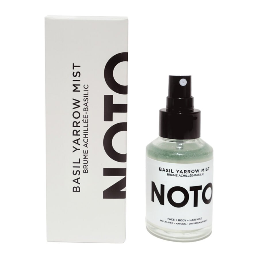 Shop NOTO Basil Yarrow Mist, a cooling and toning mist for face, hair and body.