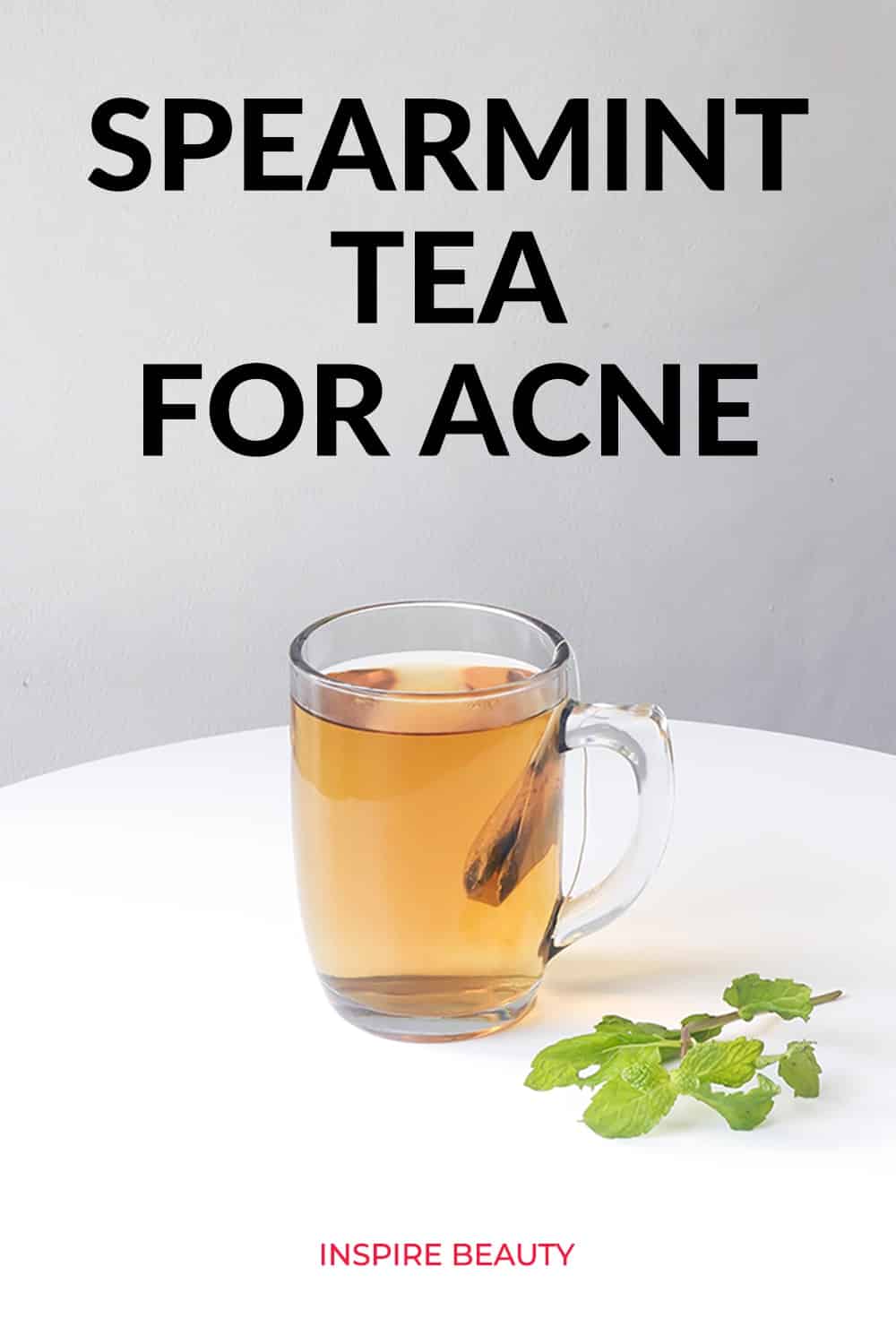 Studies show drinking spearmint tea has an anti-androgen effect helping to balance hormones in women with PCOS, can also help hirsutism and acne